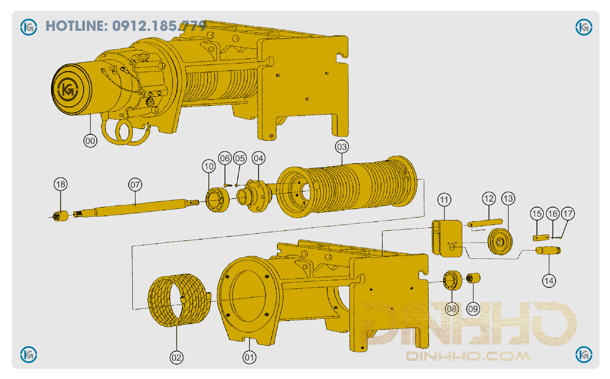 Part Catalogue 1ton - Main Body Ass’y(Low Head Type)